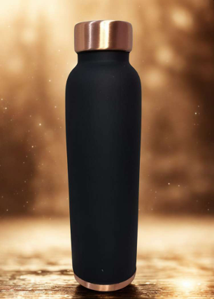 Pure Copper Water Bottle–Handcrafted for Wellness & Style